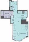 Floor Plan at Moment, Chicago, IL 60611